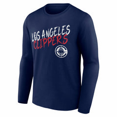 LA Clippers Hustle Custom Long Sleeve T-Shirt Navy outlet