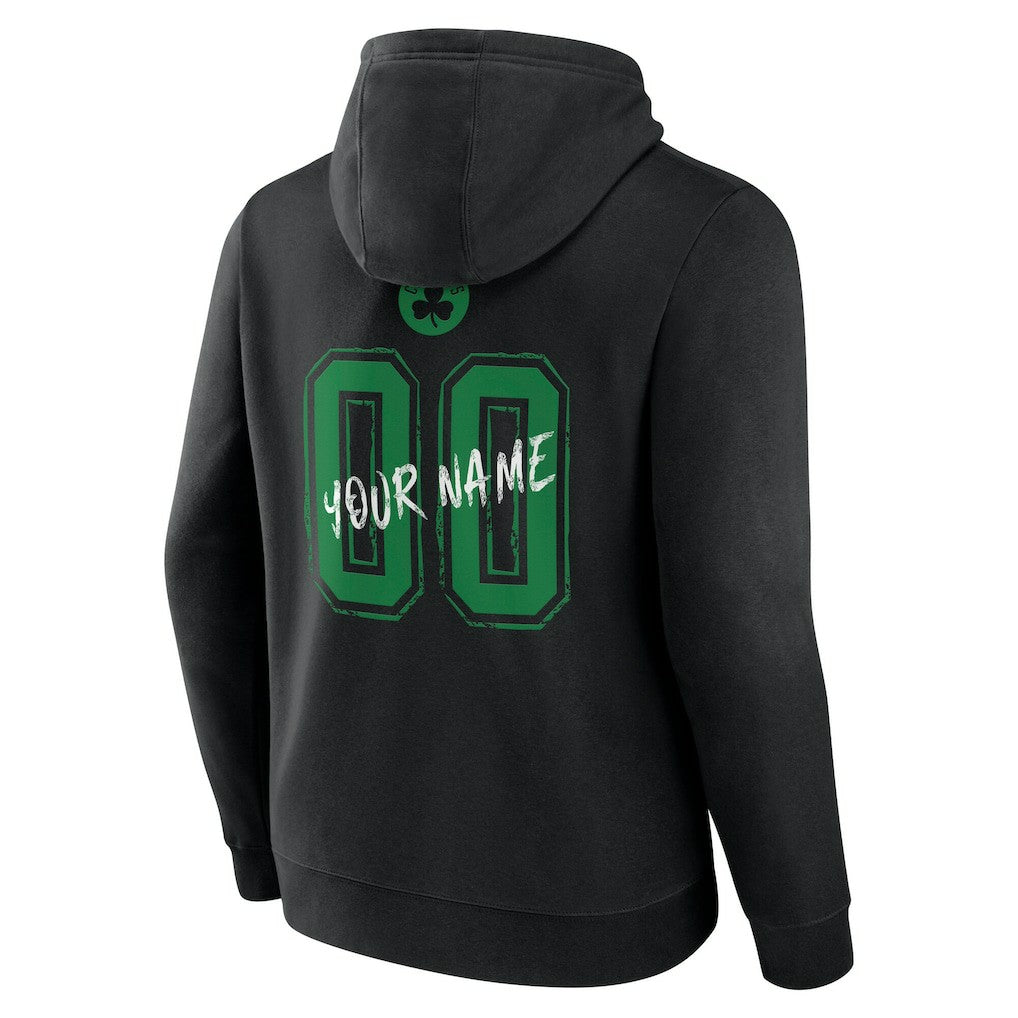 Boston Celtics Hustle Custom Pullover Hoodie Black outlet