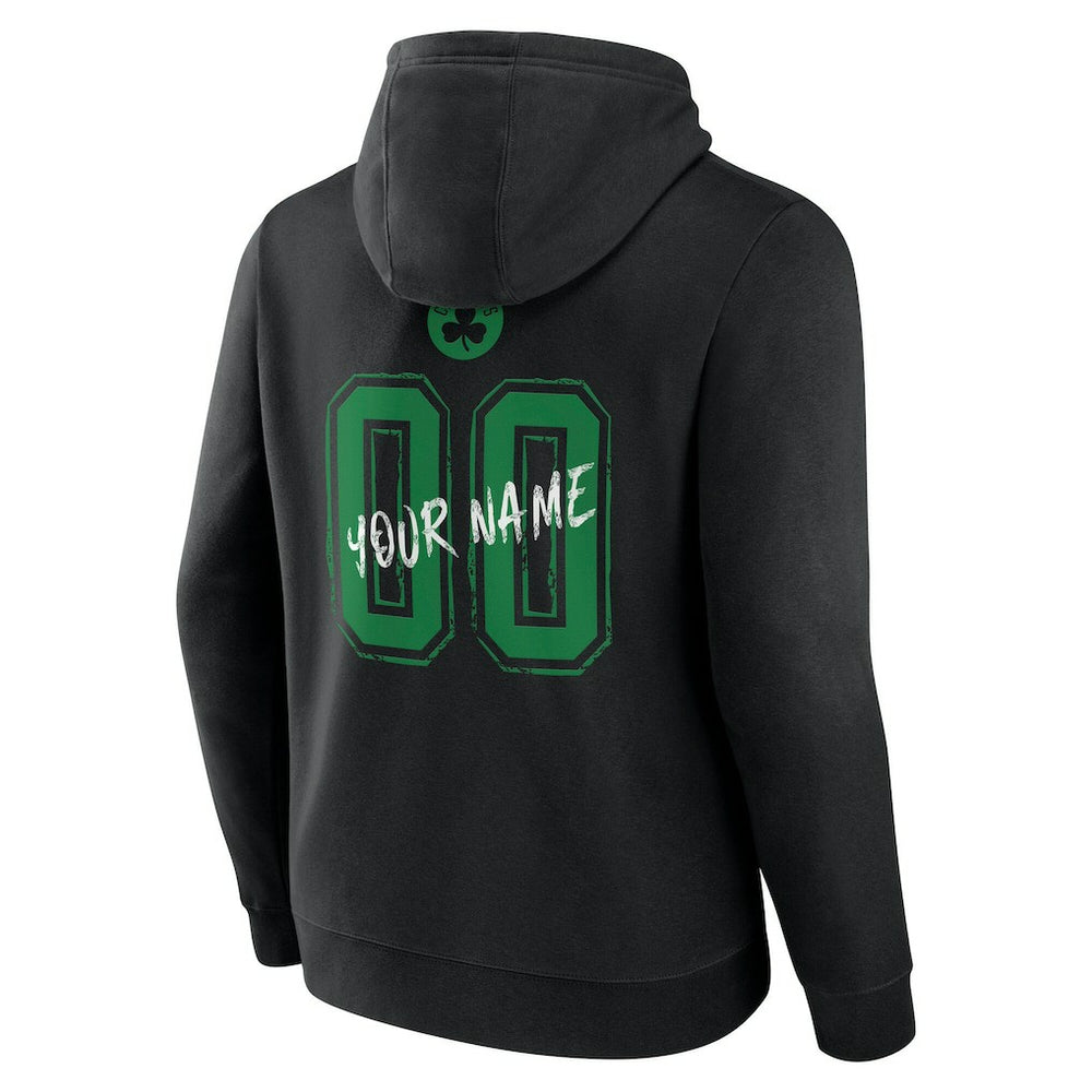 Boston Celtics Hustle Custom Pullover Hoodie Black outlet