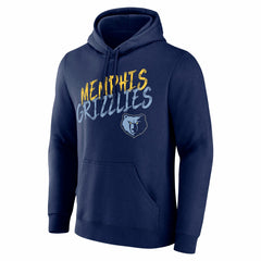 Memphis Grizzlies Hustle Custom Pullover Hoodie Navy