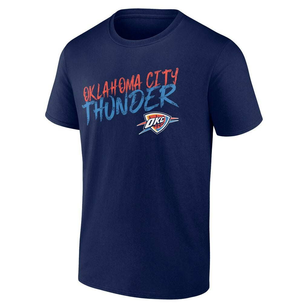 Oklahoma City Thunder Hustle Custom T-Shirt Navy