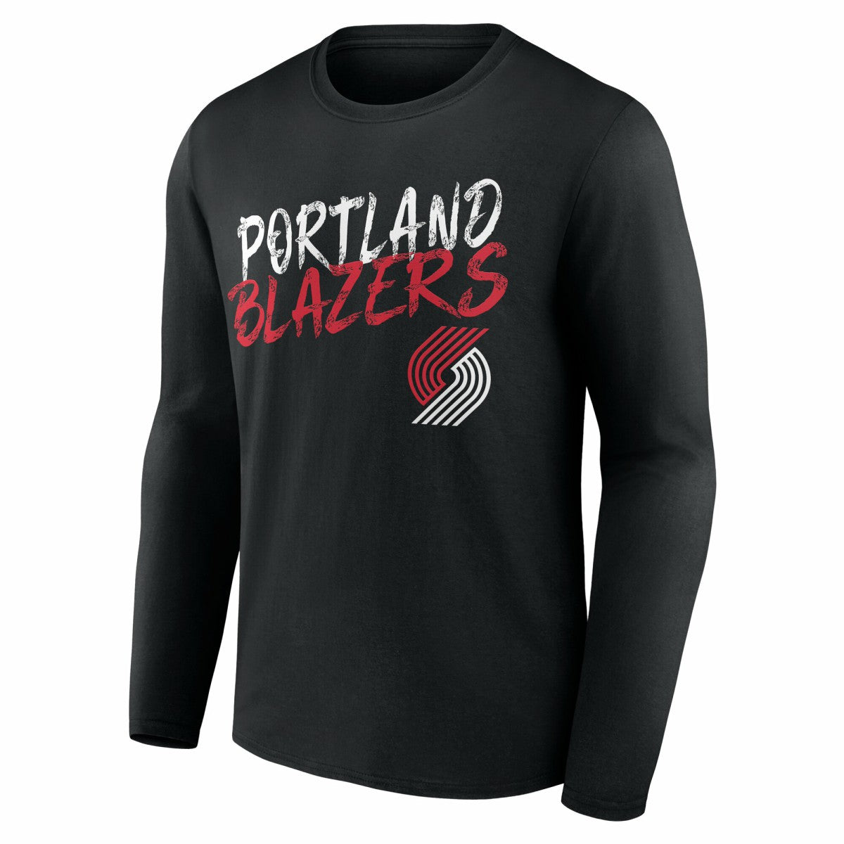 Portland Trail Blazers Hustle Custom Long Sleeve T-Shirt Black