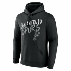 San Antonio Spurs Hustle Custom Pullover Hoodie Black