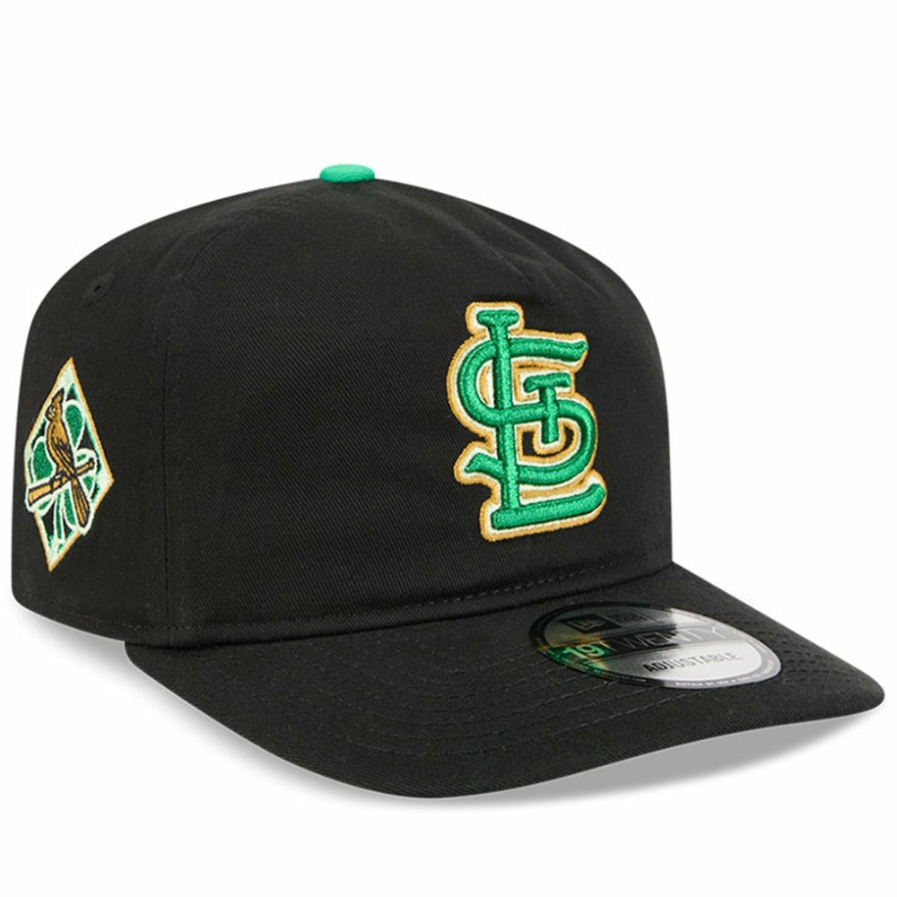 St. Louis Cardinals New Era 2026 St. Patrick's Day 19TWENTY Adjustable Hat - Black Hats