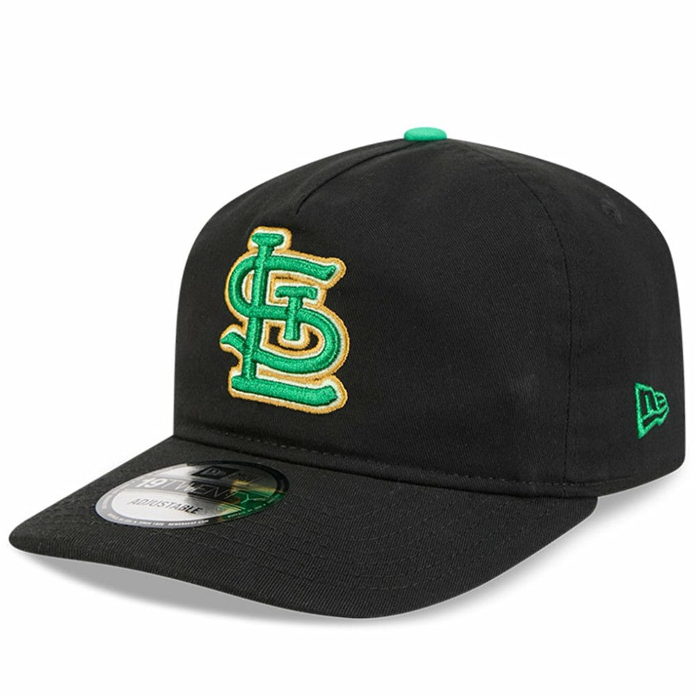 St. Louis Cardinals New Era 2026 St. Patrick's Day 19TWENTY Adjustable Hat - Black Hats