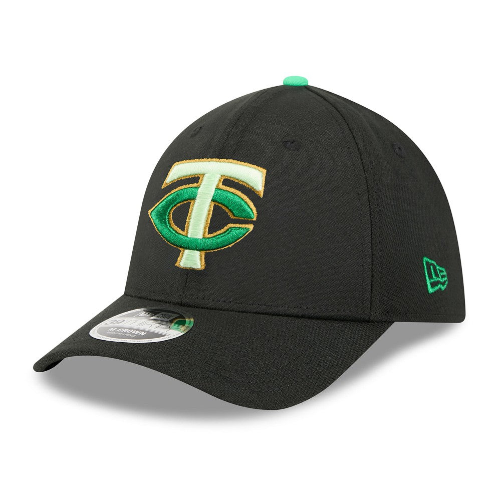Minnesota Twins New Era 2026 St. Patrick's Day 39THIRTY Flex Hat - Black Hats