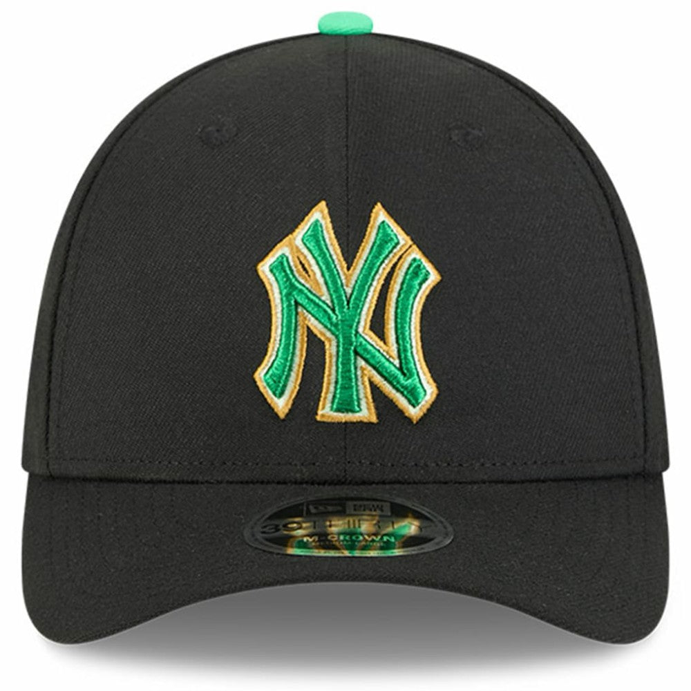 New York Yankees New Era 2026 St. Patrick's Day 39THIRTY Flex Hat - Black Hats