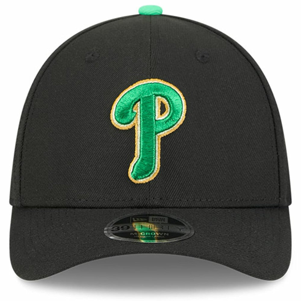 Philadelphia Phillies New Era 2026 St. Patrick's Day 39THIRTY Flex Hat - Black Hats