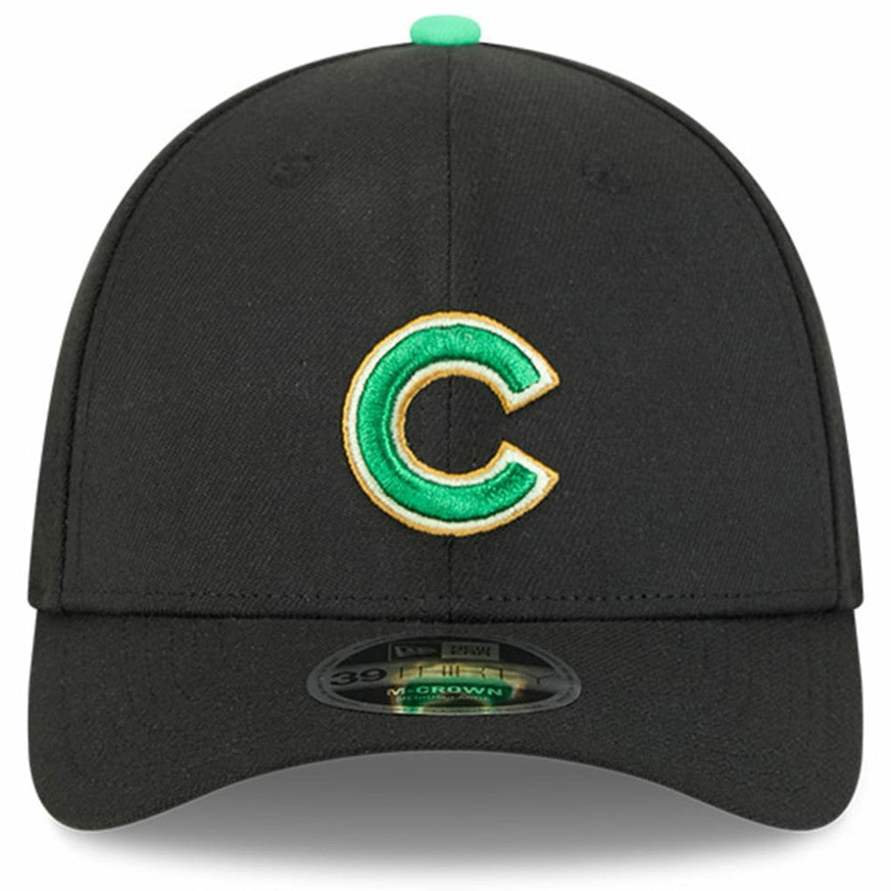 Chicago Cubs New Era 2026 St. Patrick's Day 39THIRTY Flex Hat - Black Hats