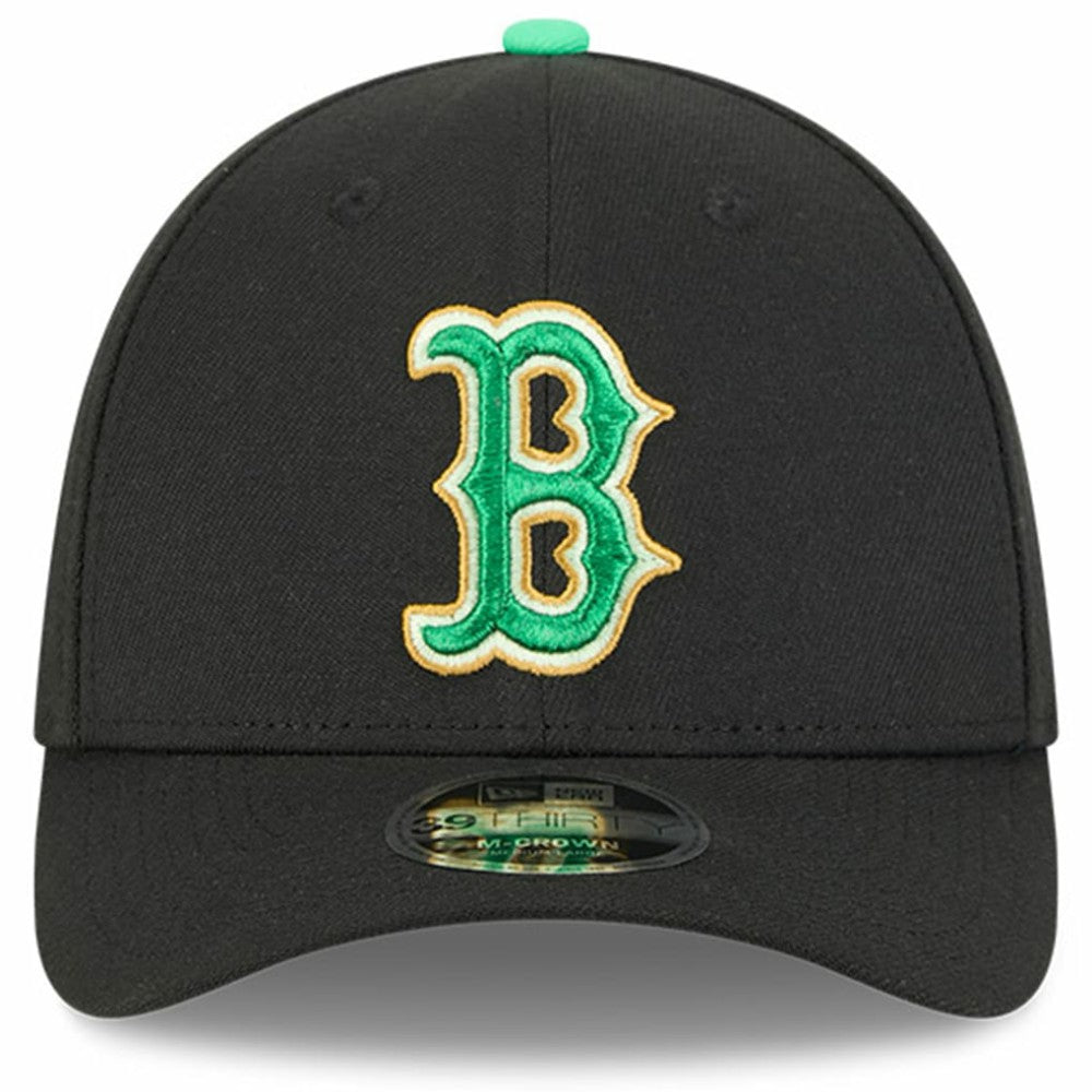 Boston Red Sox New Era 2026 St. Patrick's Day 39THIRTY Flex Hat - Black Hats