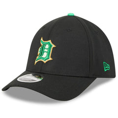 Detroit Tigers New Era 2026 St. Patrick's Day 39THIRTY Flex Hat - Black Hats