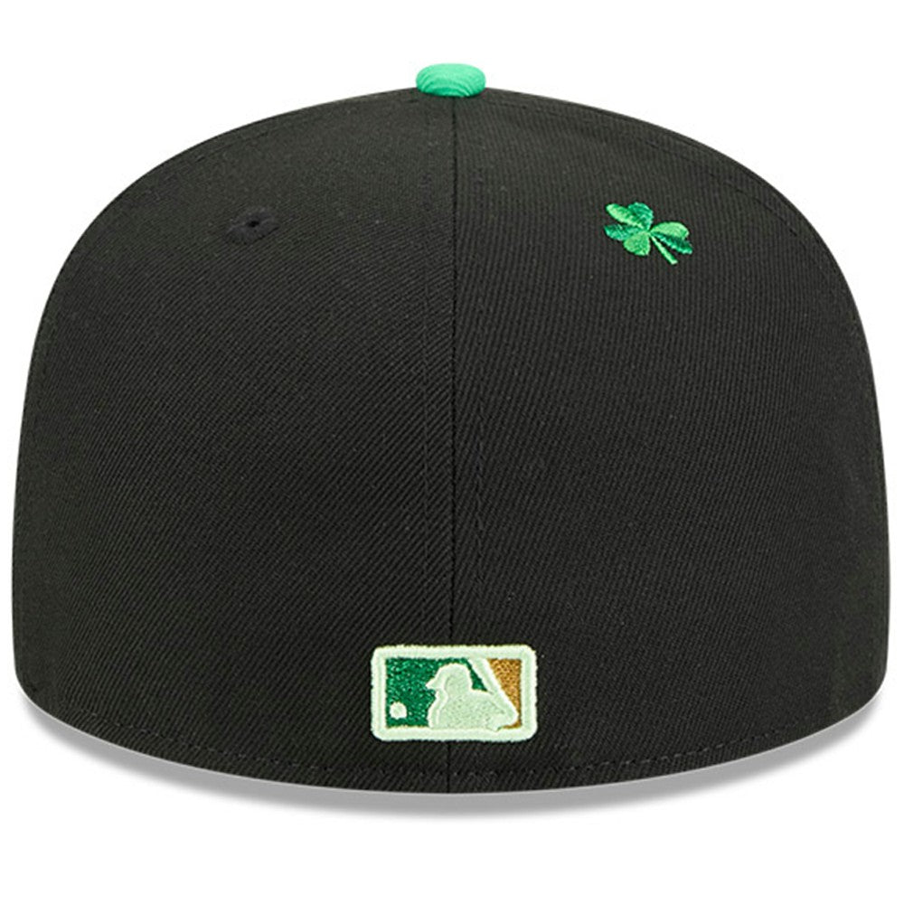 Miami Marlins New Era 2026 St. Patrick's Day 59FIFTY Fitted Hat - Black Hats