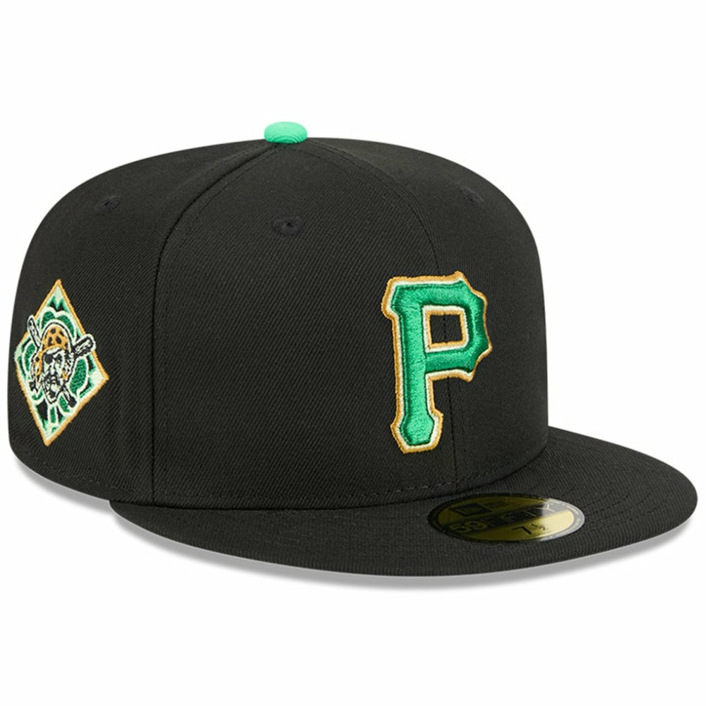 Pittsburgh Pirates New Era 2026 St. Patrick's Day 59FIFTY Fitted Hat - Black Hats