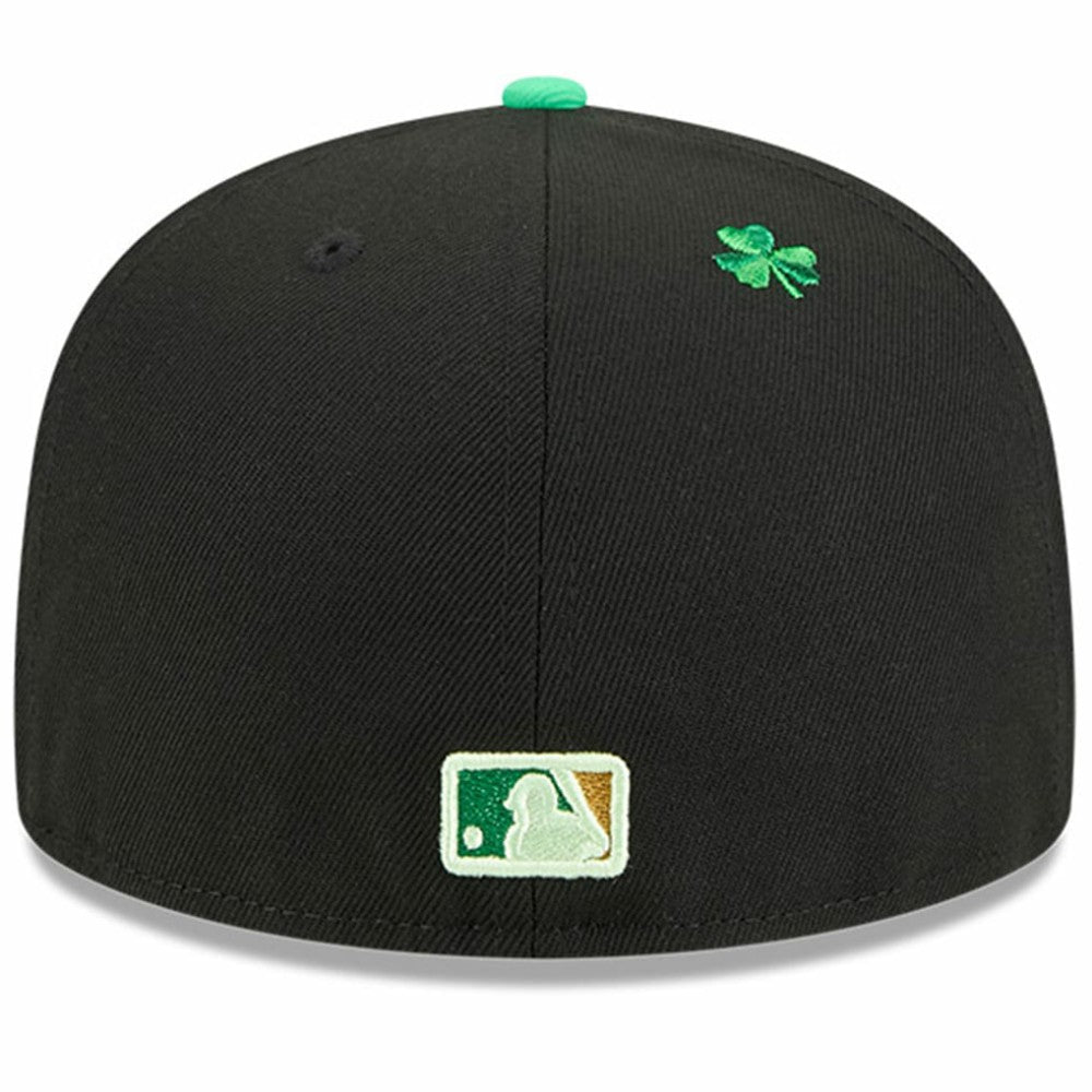 Atlanta Braves New Era 2026 St. Patrick's Day 59FIFTY Fitted Hat - Black Hats