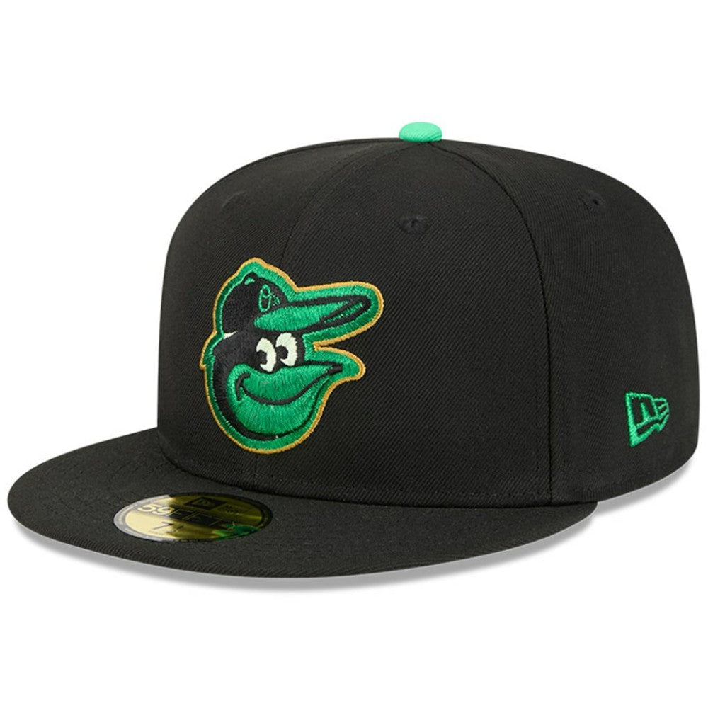 Baltimore Orioles New Era 2026 St. Patrick's Day 59FIFTY Fitted Hat - Black Hats