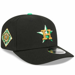 Houston Astros New Era 2026 St. Patrick's Day 9SEVENTY Adjustable Hat - Black Hats