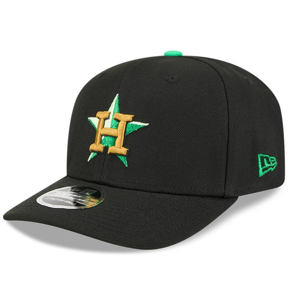Houston Astros New Era 2026 St. Patrick's Day 9SEVENTY Adjustable Hat - Black Hats