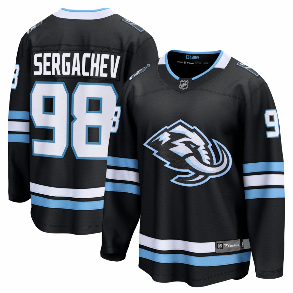 Mikhail Sergachev Utah Mammoth Fanatics Home Breakaway Player Jersey - Black | US 203144647