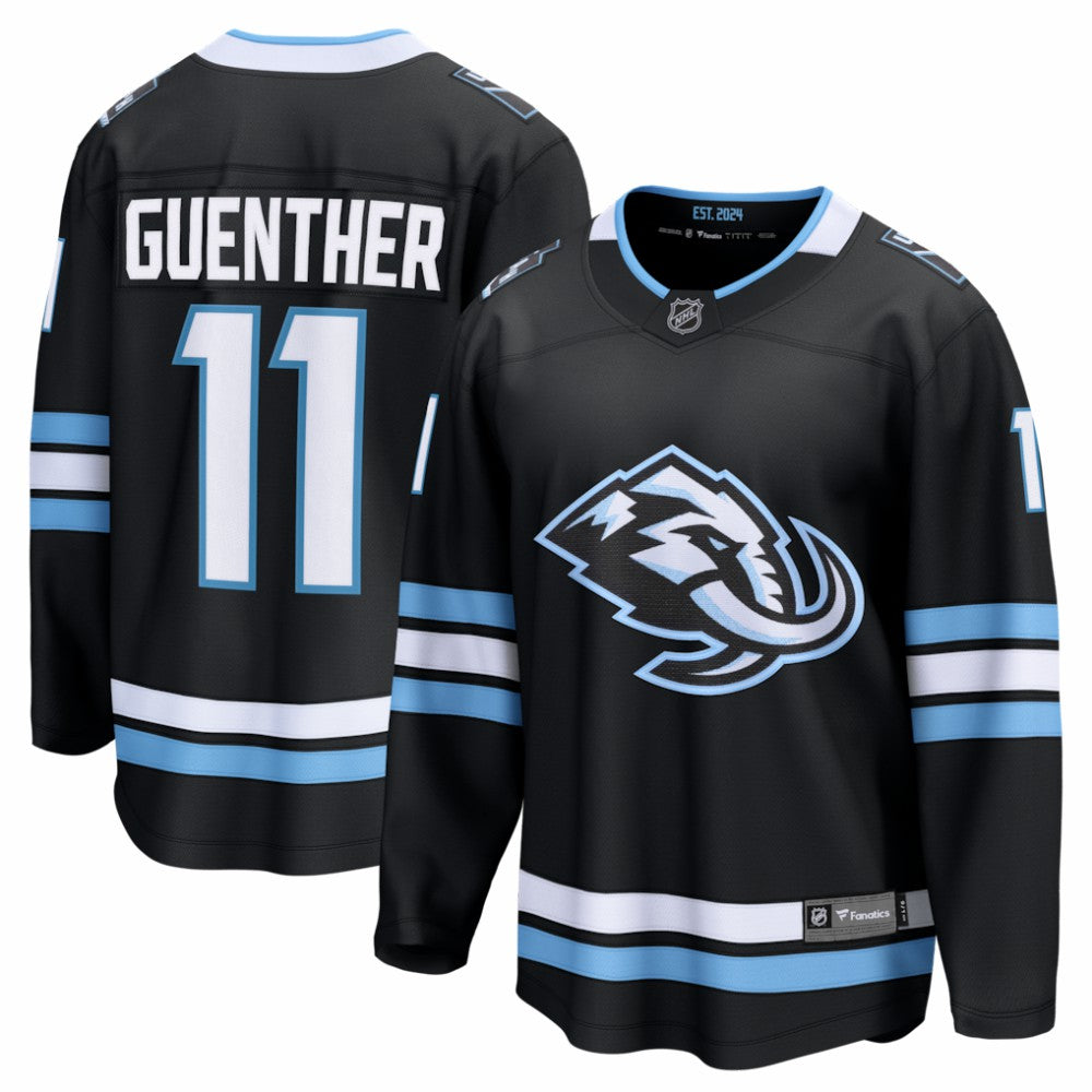 Dylan Guenther Utah Mammoth Fanatics Home Breakaway Player Jersey - Black | US 203144648