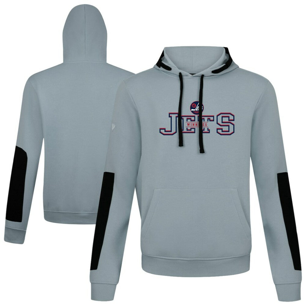 Winnipeg Jets Levelwear Bombay Journey Pullover Hoodie - Gray | US 203144741
