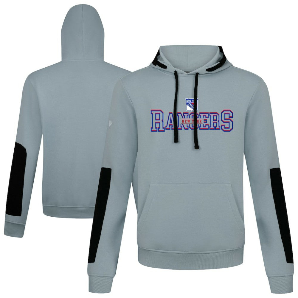 New York Rangers Levelwear Bombay Journey Pullover Hoodie - Gray | US 203144765