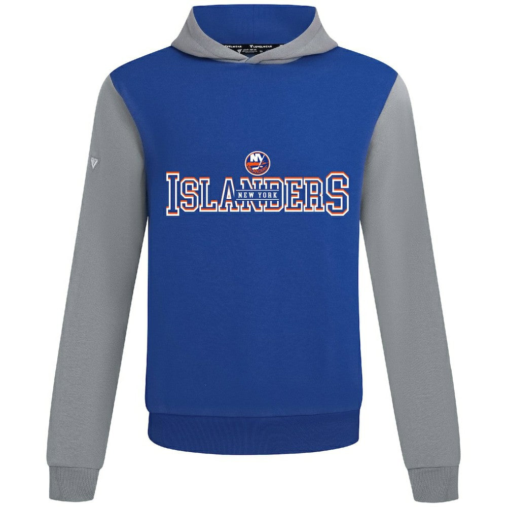 New York Islanders Levelwear Ultimate Journey Pullover Hoodie - Royal/Gray | US 203144773