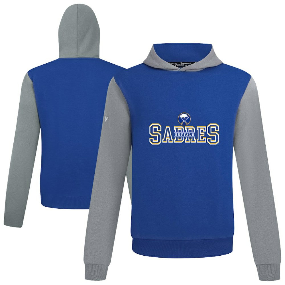 Buffalo Sabres Levelwear Ultimate Journey Pullover Hoodie - Royal/Gray | US 203144775