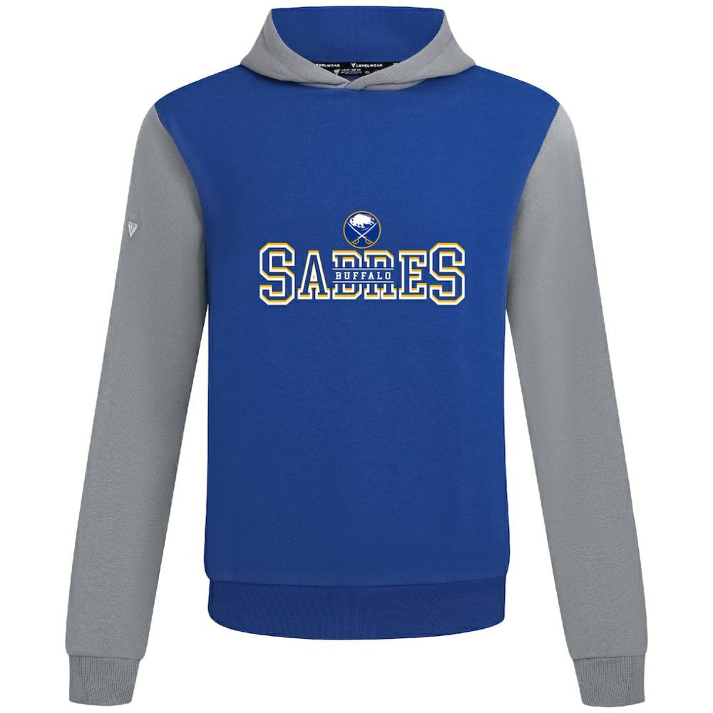 Buffalo Sabres Levelwear Ultimate Journey Pullover Hoodie - Royal/Gray | US 203144775