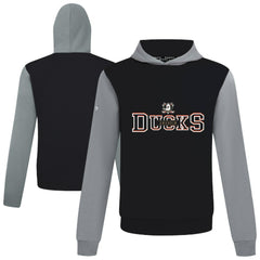 Anaheim Ducks Levelwear Ultimate Journey Pullover Hoodie - Black/Gray | US 203144777