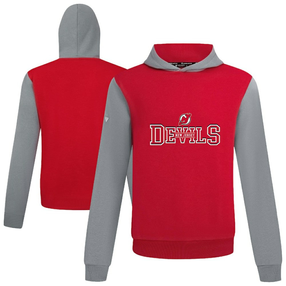 New Jersey Devils Levelwear Ultimate Journey Pullover Hoodie - Red/Gray | US 203144778