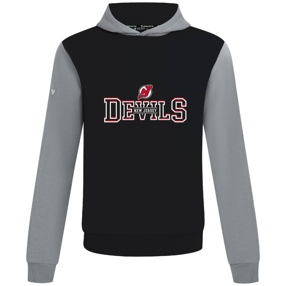 New Jersey Devils Levelwear Ultimate Journey Pullover Hoodie - Black/Gray | US 203144779