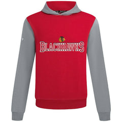 Chicago Blackhawks Levelwear Ultimate Journey Pullover Hoodie - Red/Gray | US 203144781