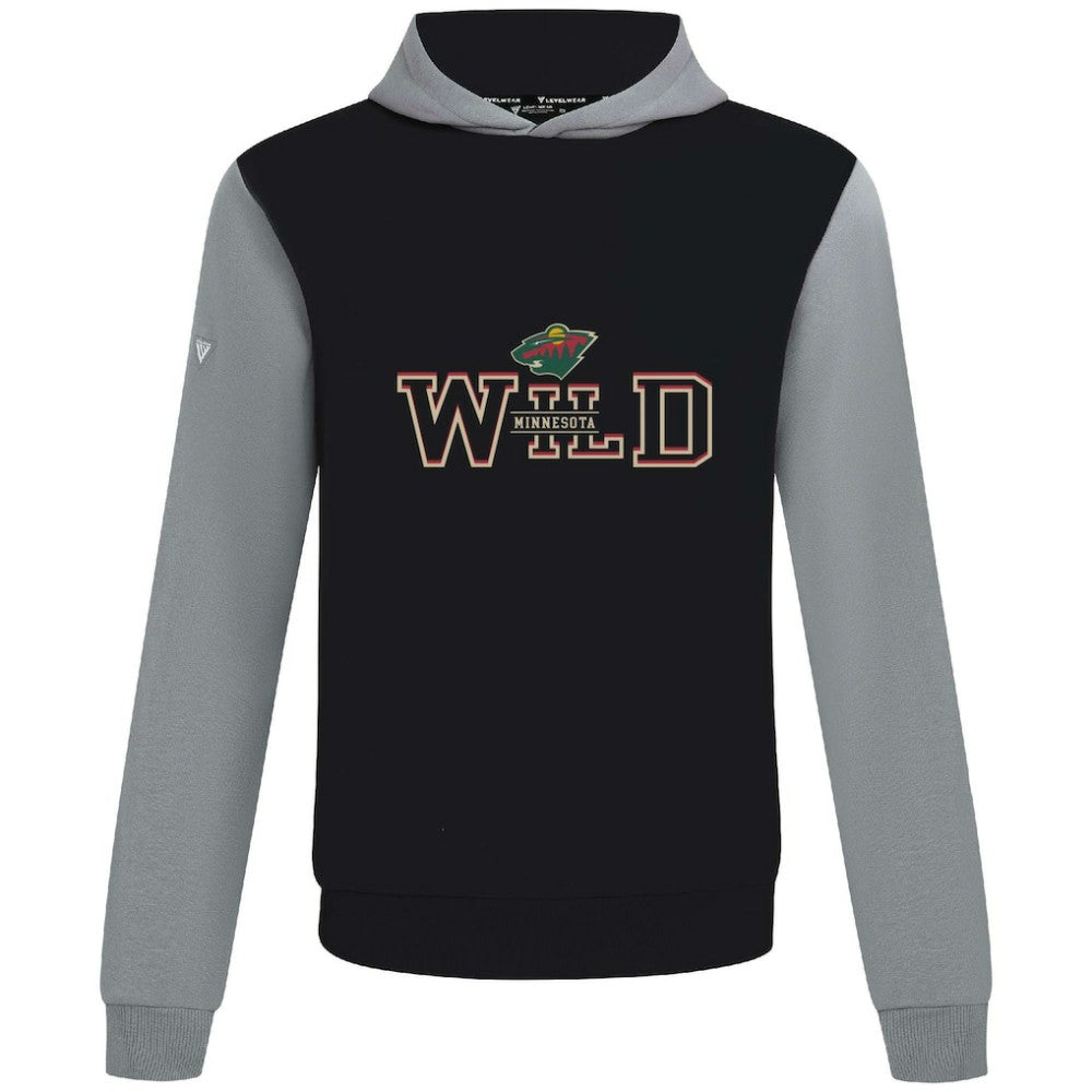 Minnesota Wild Levelwear Ultimate Journey Pullover Hoodie - Black/Gray | US 203144787