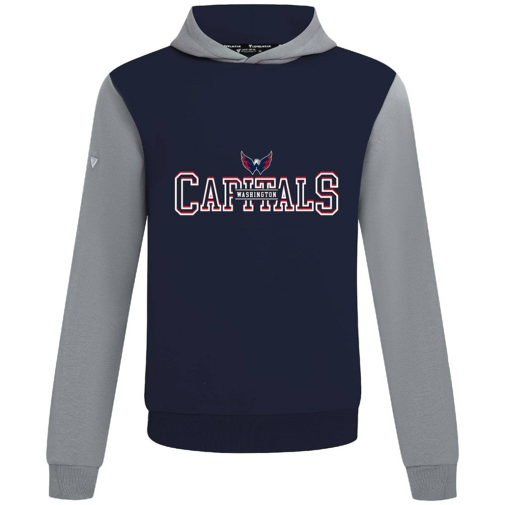 Washington Capitals Levelwear Ultimate Journey Pullover Hoodie - Navy/Gray | US 203144792