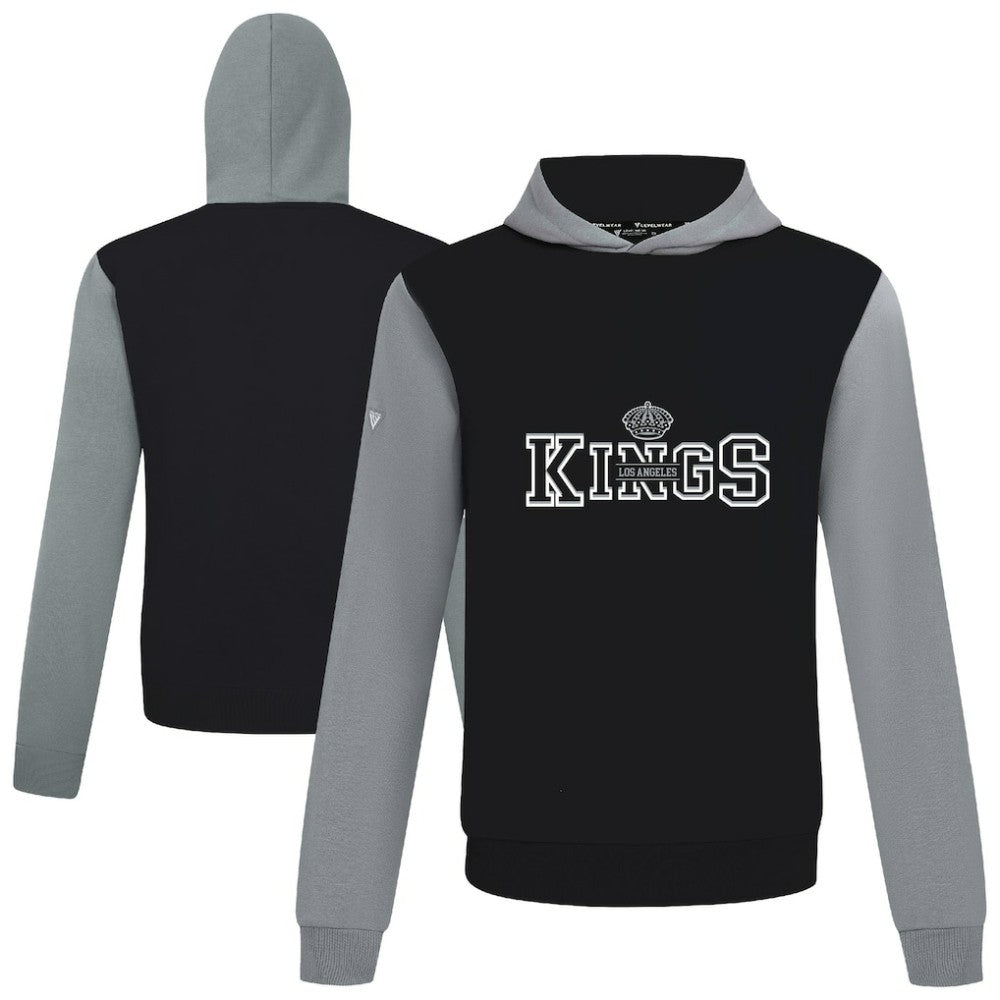 Los Angeles Kings Levelwear Ultimate Journey Pullover Hoodie - Black/Gray | US 203144794
