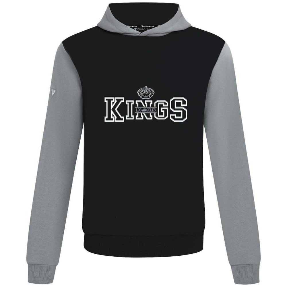 Los Angeles Kings Levelwear Ultimate Journey Pullover Hoodie - Black/Gray | US 203144794