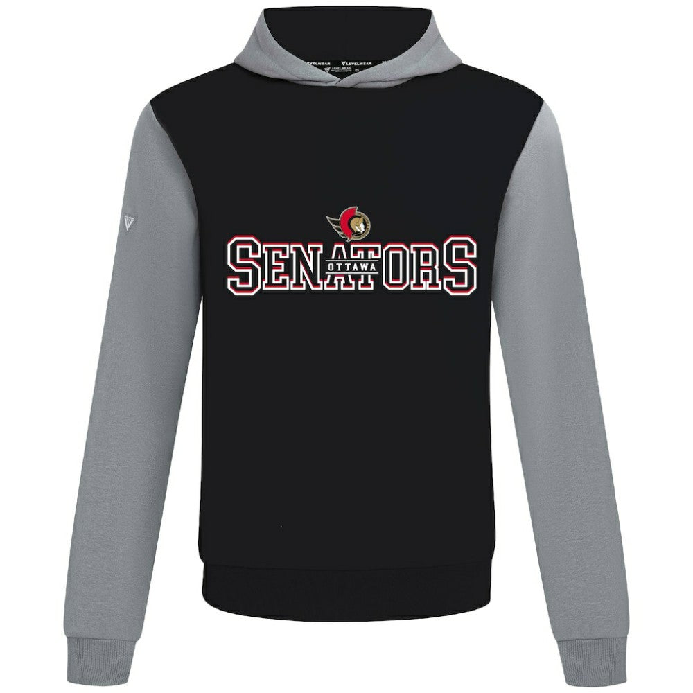 Ottawa Senators Levelwear Ultimate Journey Pullover Hoodie - Black/Gray | US 203144799
