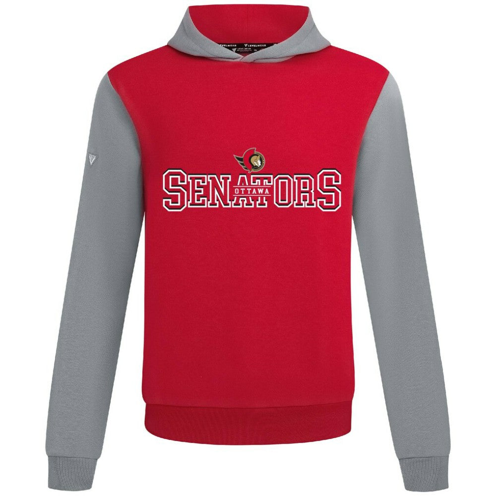 Ottawa Senators Levelwear Ultimate Journey Pullover Hoodie - Red/Gray | US 203144800