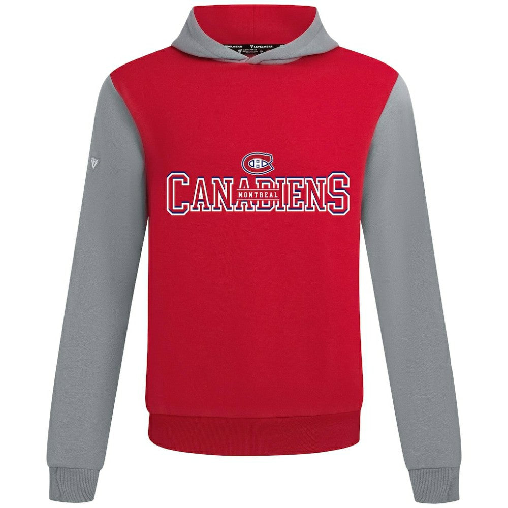 Montreal Canadiens Levelwear Ultimate Journey Pullover Hoodie - Red/Gray | US 203144805