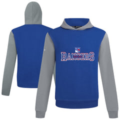 New York Rangers Levelwear Ultimate Journey Pullover Hoodie - Blue/Gray | US 203144808