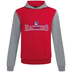 New York Rangers Levelwear Ultimate Journey Pullover Hoodie - Red/Gray | US 203144809