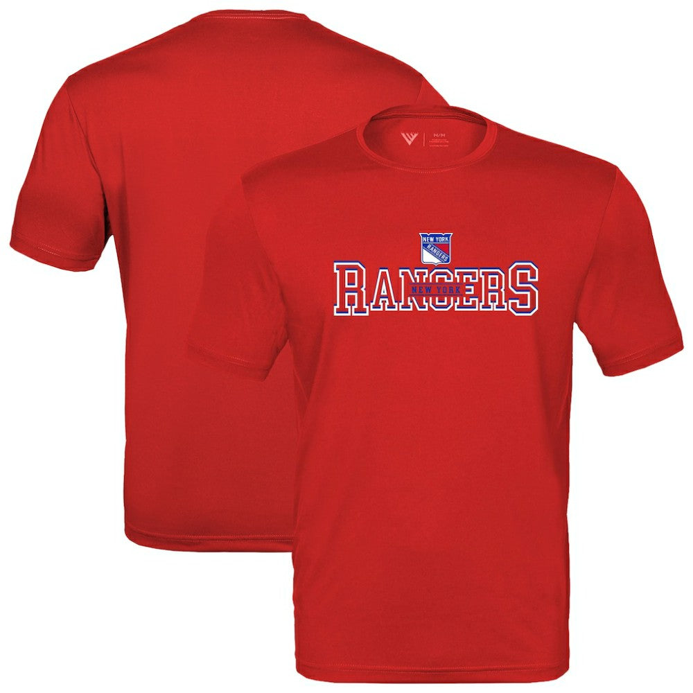 New York Rangers Levelwear Anthem Journey Performance T-Shirt - Red | US 203144875