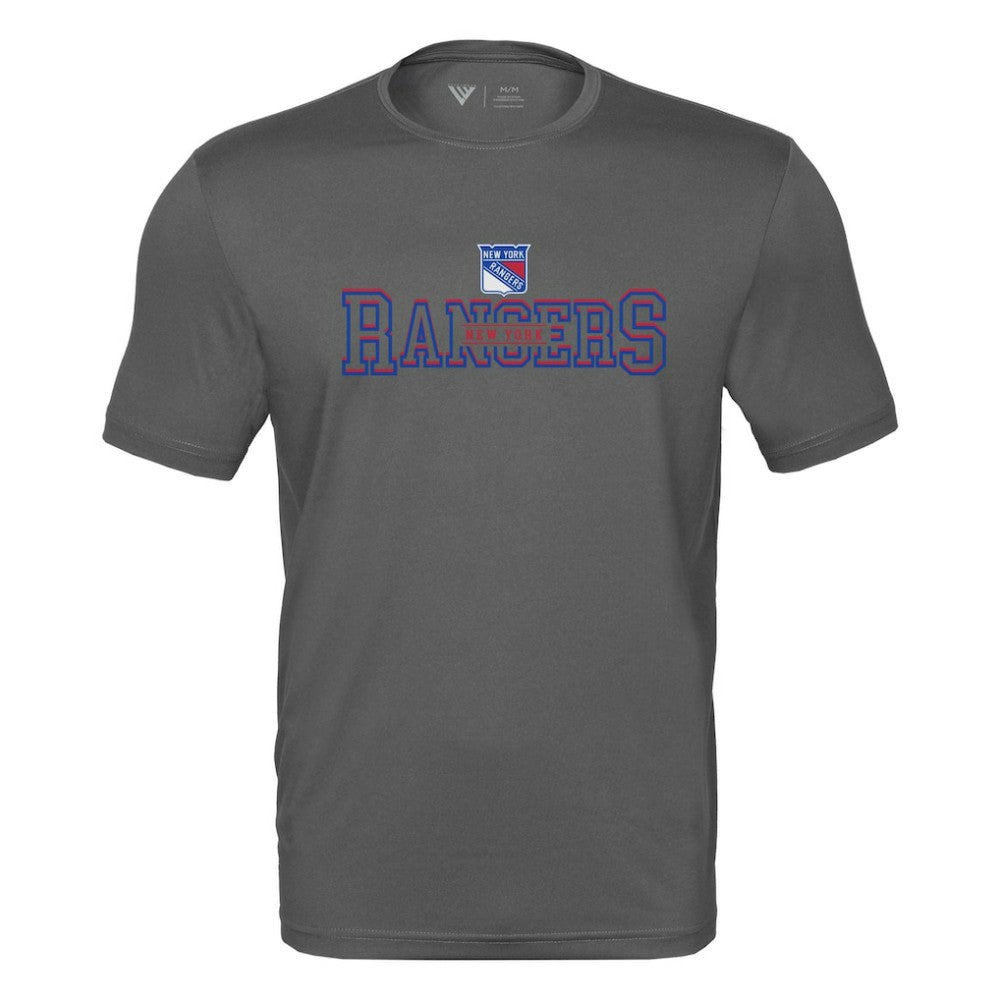 New York Rangers Levelwear Anthem Journey Performance T-Shirt - Charcoal | US 203144879