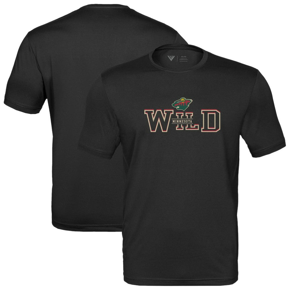 Minnesota Wild Levelwear Anthem Journey Performance T-Shirt - Black | US 203144884
