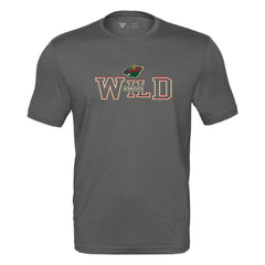 Minnesota Wild Levelwear Anthem Journey Performance T-Shirt - Charcoal | US 203144886