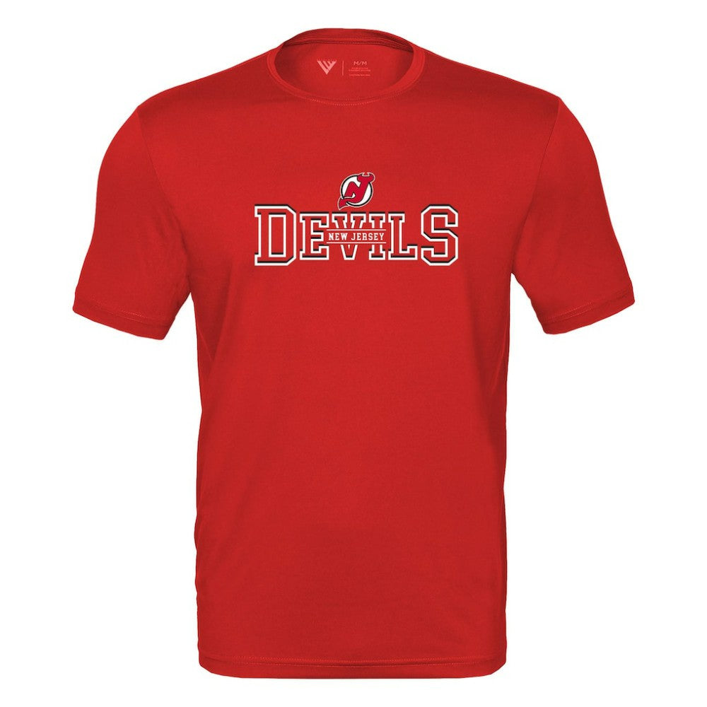New Jersey Devils Levelwear Anthem Journey Performance T-Shirt - Red | US 203144897