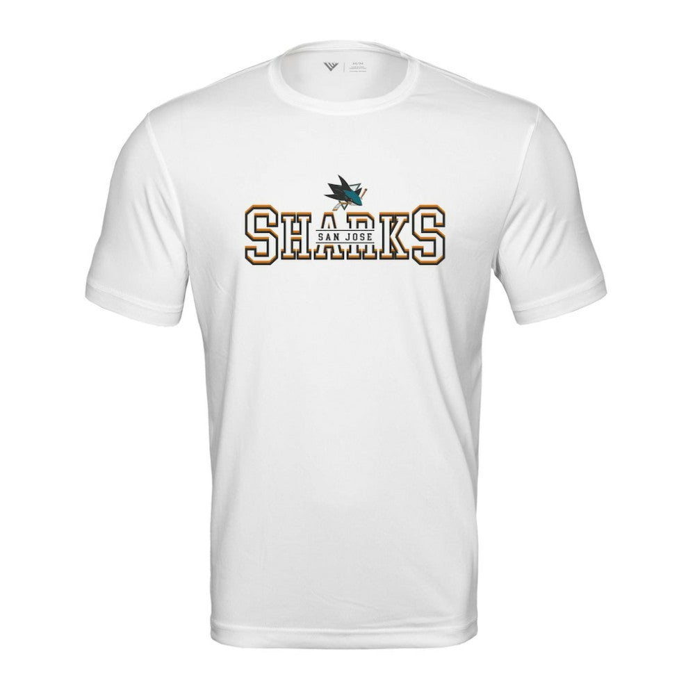 San Jose Sharks Levelwear Anthem Journey Performance T-Shirt - White | US 203144904