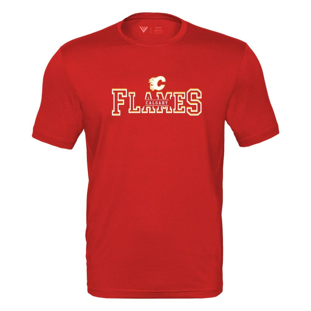 Calgary Flames Levelwear Anthem Journey Performance T-Shirt - Red | US 203144918