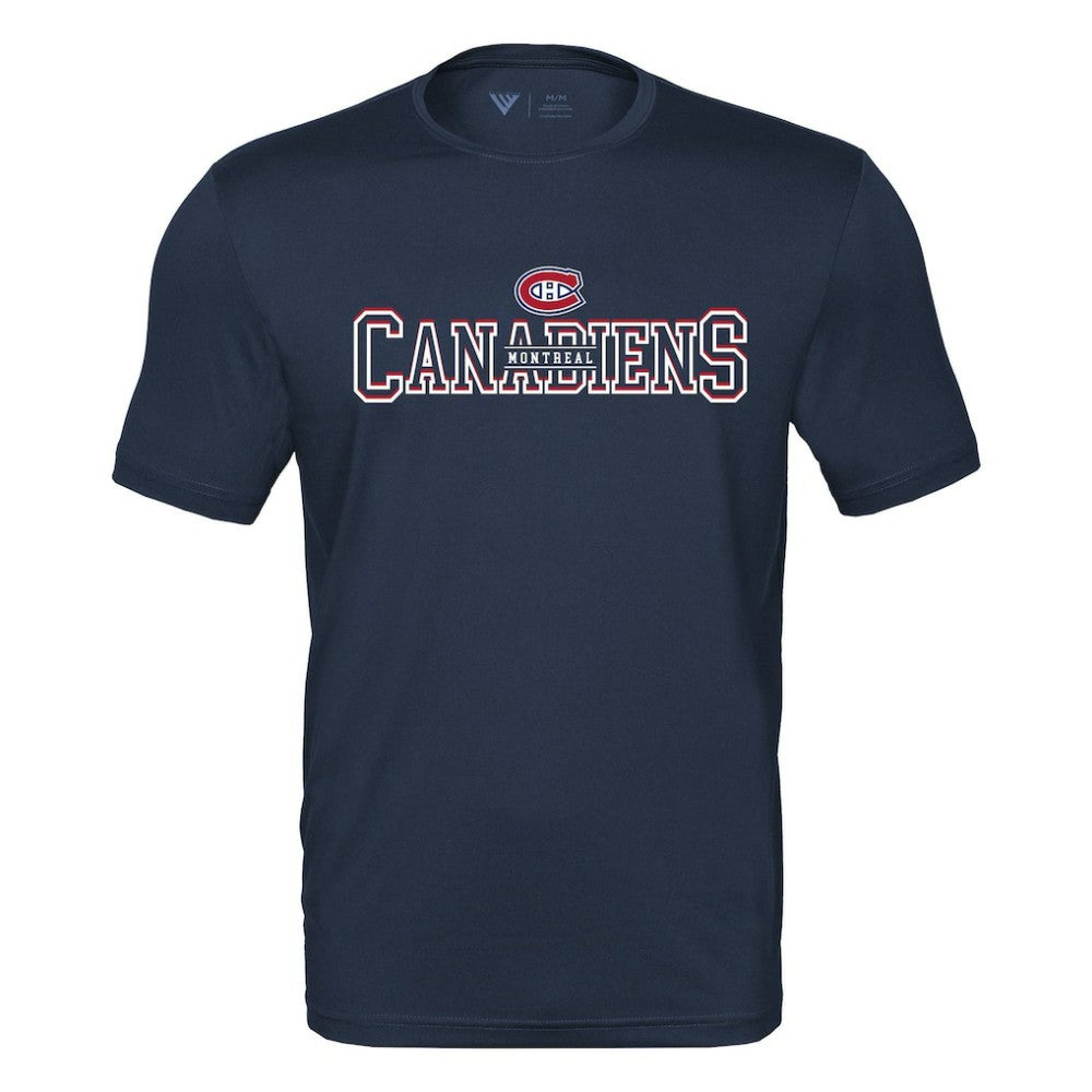 Montreal Canadiens Levelwear Anthem Journey Performance T-Shirt - Navy | US 203144926