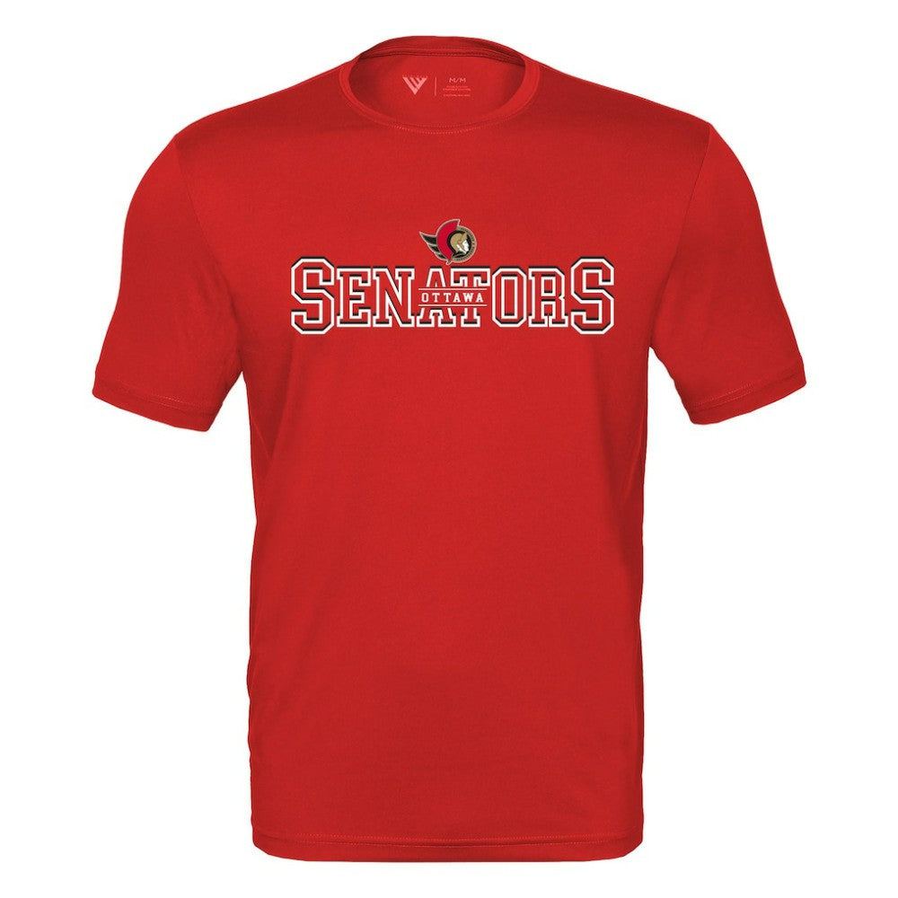 Ottawa Senators Levelwear Anthem Journey Performance T-Shirt - Red | US 203144928